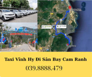 taxi vĩnh hy đi sân bay cam ranh