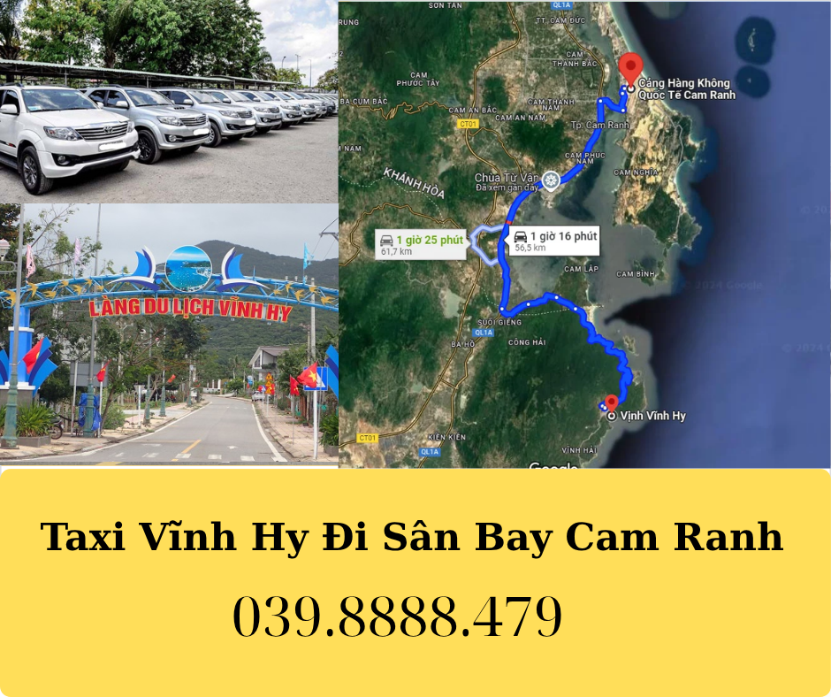 taxi vĩnh hy đi sân bay cam ranh